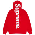 Supreme Satin Appliqué Hoodie 'Red'