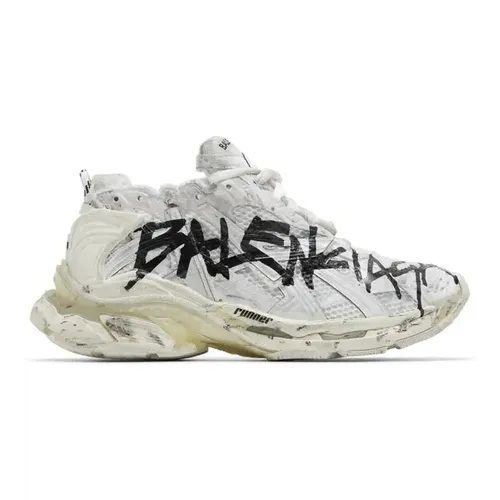 Balenciaga Runner Sneaker 'Graffiti - White Black'