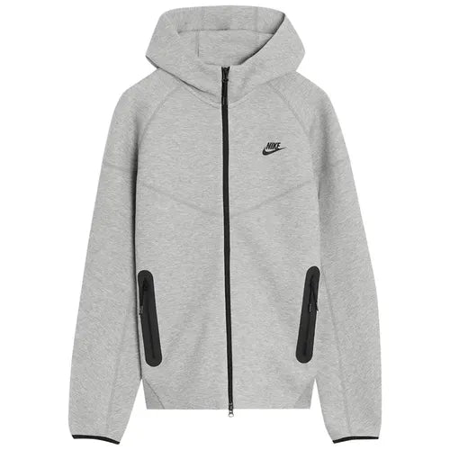 Nike Sportswear Tech Fleece Windrunner Full Zip Hoodie 'Dark Grey Heather/Black'