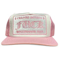 Chrome Hearts Fuck Hollywood Trucker Hat 'White/Pink'