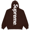 Supreme Satin Appliqué Hoodie 'Brown'
