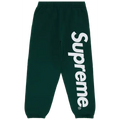 Supreme Satin Appliqué Sweatpant 'Green'