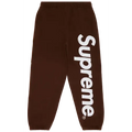 Supreme Satin Appliqué Sweatpant 'Brown'