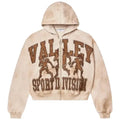 Vale Forever Mud Friday Zip Up Hoodie 'Beige/Brown'