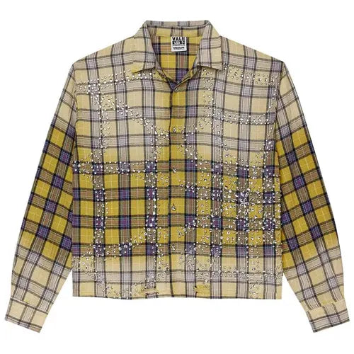 Vale Forever Lemonhead Flannel 'Yellow/Blue'