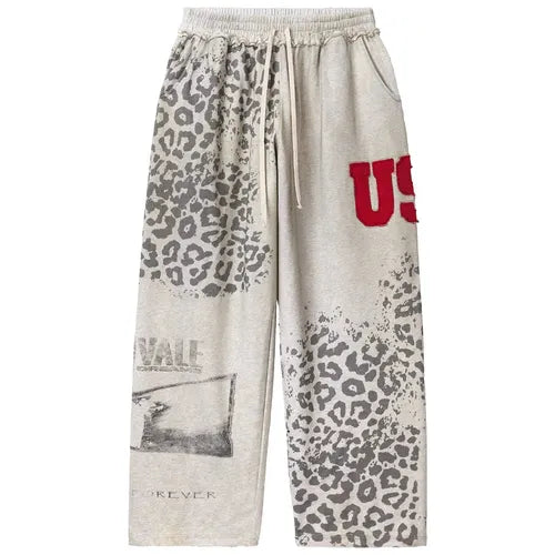Vale Forever Cheetah Sweats 'Grey'