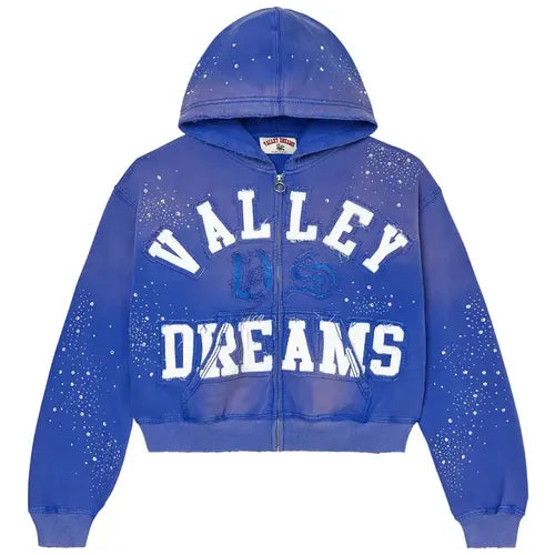 Vale Forever Classico Zip Up Hoodie 'Sapphire'