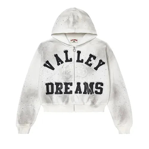 Vale Forever Classico Zip Up Hoodie 'White'
