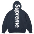 Supreme Satin Appliqué Hoodie 'Blue'