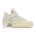 Off-White x Air Jordan 4 Retro 'Sail'