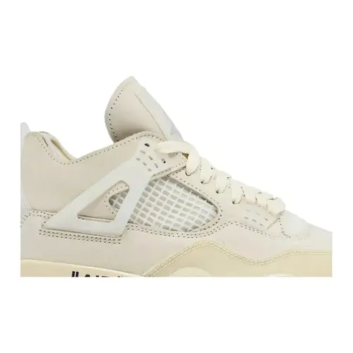 Off-White x Air Jordan 4 Retro 'Sail'