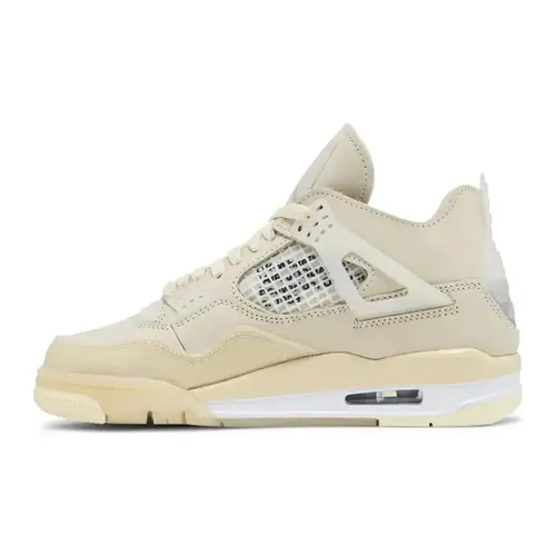 Off-White x Air Jordan 4 Retro 'Sail'