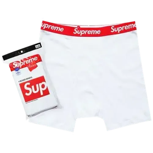 Supreme x Hanes Boxers (4Pack) 'White'