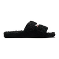 Balenciaga Furry Slides 'Black'