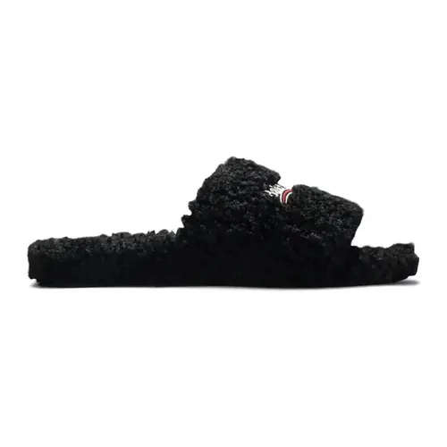 Balenciaga Furry Slides 'Black'