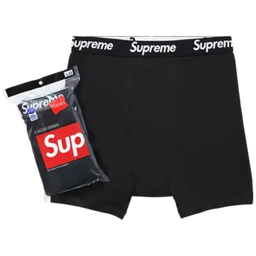 Supreme x Hanes Boxers (4Pack) 'Black'
