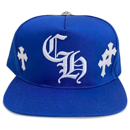 Chrome Hearts CH Cross Patch Baseball Hat 'Blue'