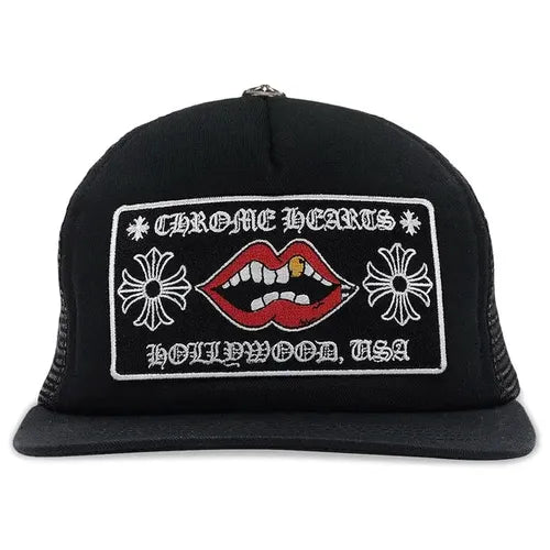 Chrome Hearts Chomper Hollywood Trucker Hat 'Black'