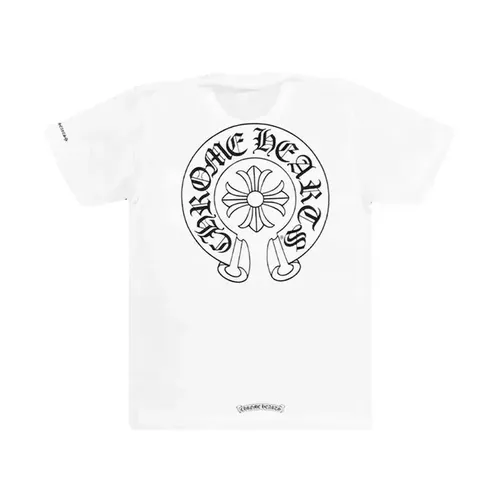 Chome Hearts Horseshoe Logo Pocket White Shirt