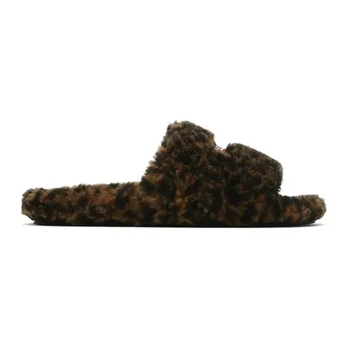 Balenciaga Furry Slides 'Leopard'