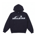 Hellstar Studios Basic Logo Hoodie Faded Black