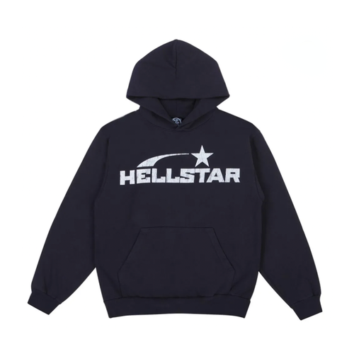 Hellstar Studios Basic Logo Hoodie Faded Black