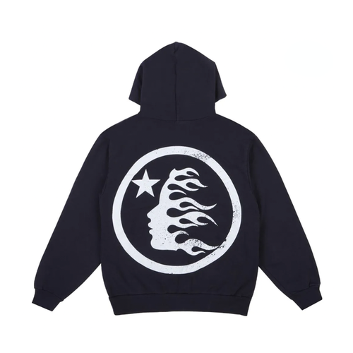 Hellstar Studios Basic Logo Hoodie Faded Black