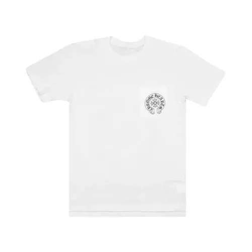 Chome Hearts Horseshoe Logo Pocket White Shirt