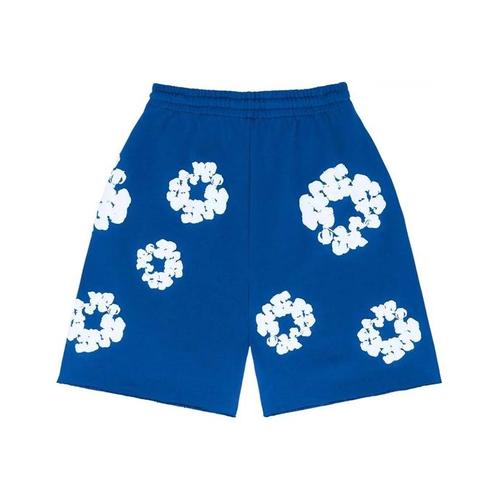 Denim Tears Cotton Wreath Shorts Blue