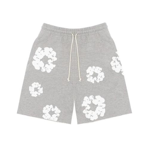 Denim Tears Cotton Wreath Shorts Grey