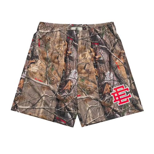 Eric Emanuel Camo Red Shorts