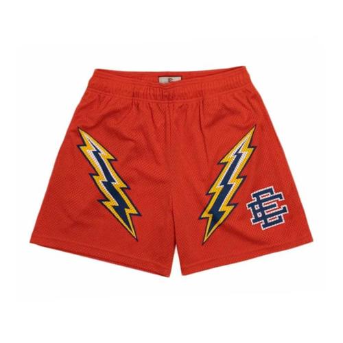 Eric Emanuel Basic Lightning Bolt Short Orange/Royal/Yellow
