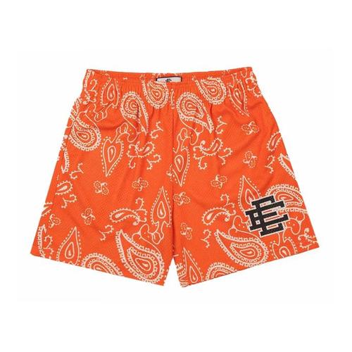 Eric Emanuel Basic Short Orange Paisley
