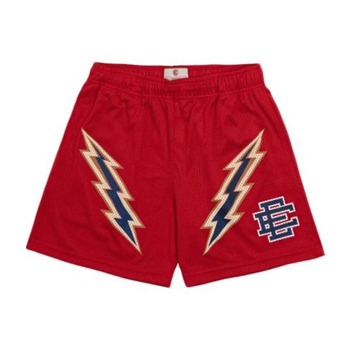 Eric Emanuel Copper Lightning Shorts Red
