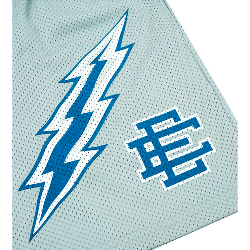 Eric Emanuel Grey Lightning Grey/Blue Shorts