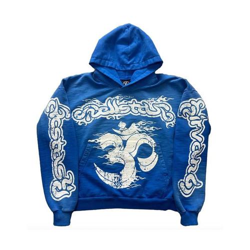 Hellstar Blue Yoga Hoodie Blue