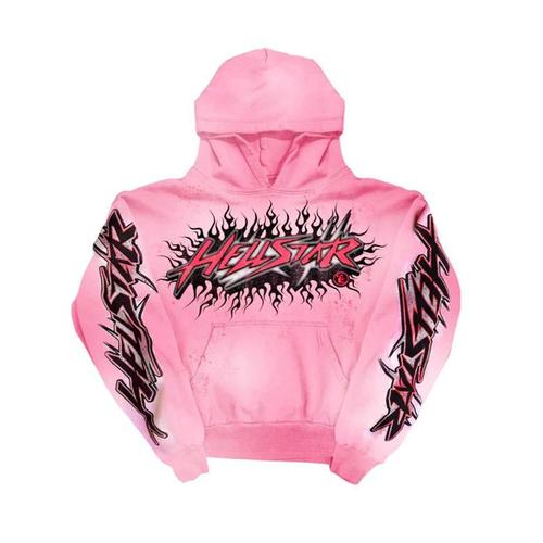 Hellstar Brainwashed Hoodie Pink (Without Brain)