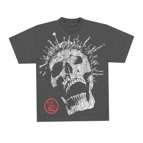 Hellstar Studios Crowned Skull Rhinestone Vintage Black