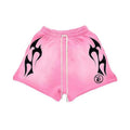 Hellstar Pink Flame Sweat Shorts