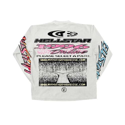 Hellstar Pixel Long Sleeve L/S Cream Shirt