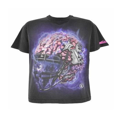Hellstar Studios Brain Helmet Tee Faded Black