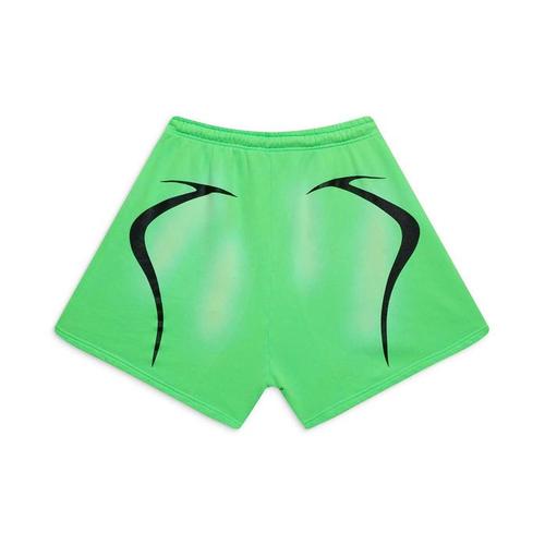Hellstar Warm Up 7 on 7 Shorts Neon Green