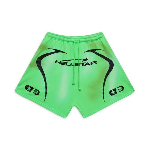 Hellstar Warm Up 7 on 7 Shorts Neon Green