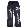 Hellstar Studios Racer Flare Sweatpants Black