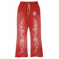 Hellstar Studios Racer Flare Sweatpants Red