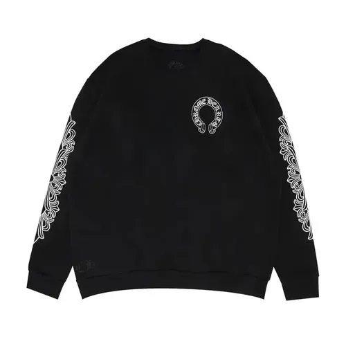 CHROME HEARTS BLACK HORSESHOE SWEATSHIRT
