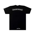 CHROME HEARTS SCROLL LOGO BLACK TEE