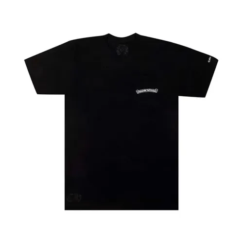 CHROME HEARTS SCROLL LOGO BLACK TEE