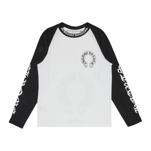 CHROME HEARTS SCROLL LOGO BLACK TEE
