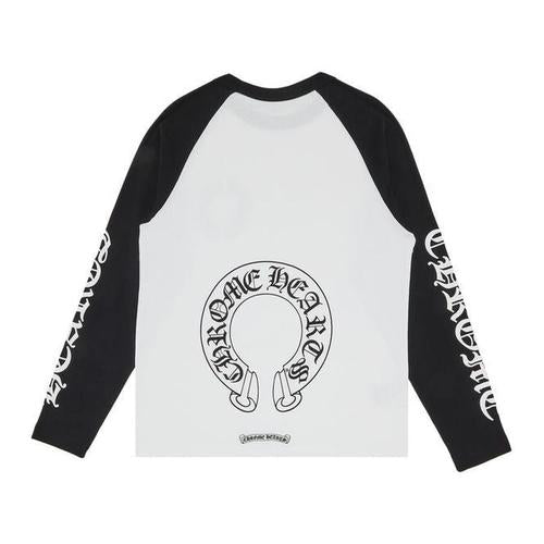 CHROME HEARTS SCROLL LOGO BLACK TEE